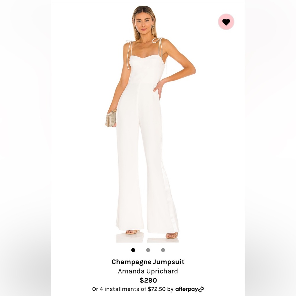 Amanda Uprichard Champagne Jumpsuit (Revolve)